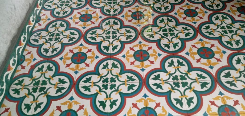 Bloomdale Athangudi Tiles - bharatnatural