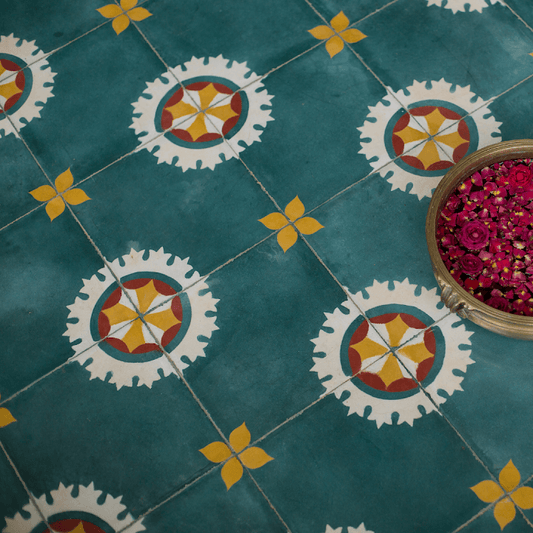Alankara Chitra Athangudi Tiles - bharatnatural