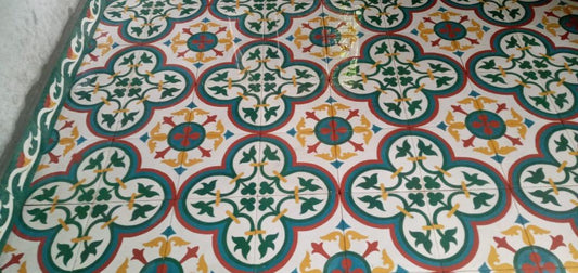 Bloomdale Athangudi Tiles - bharatnatural