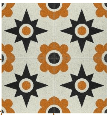 Radiant Sunburst Heritage Tiles - bharatnatural