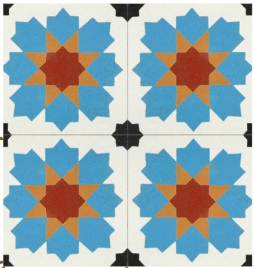 Starry Night Heritage Tiles - bharatnatural