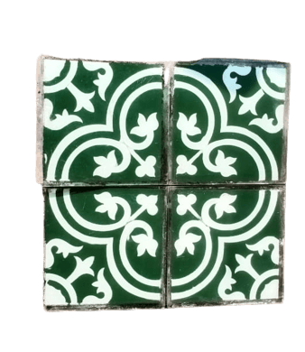Trinity Blossom Athangudi Tiles - bharatnatural