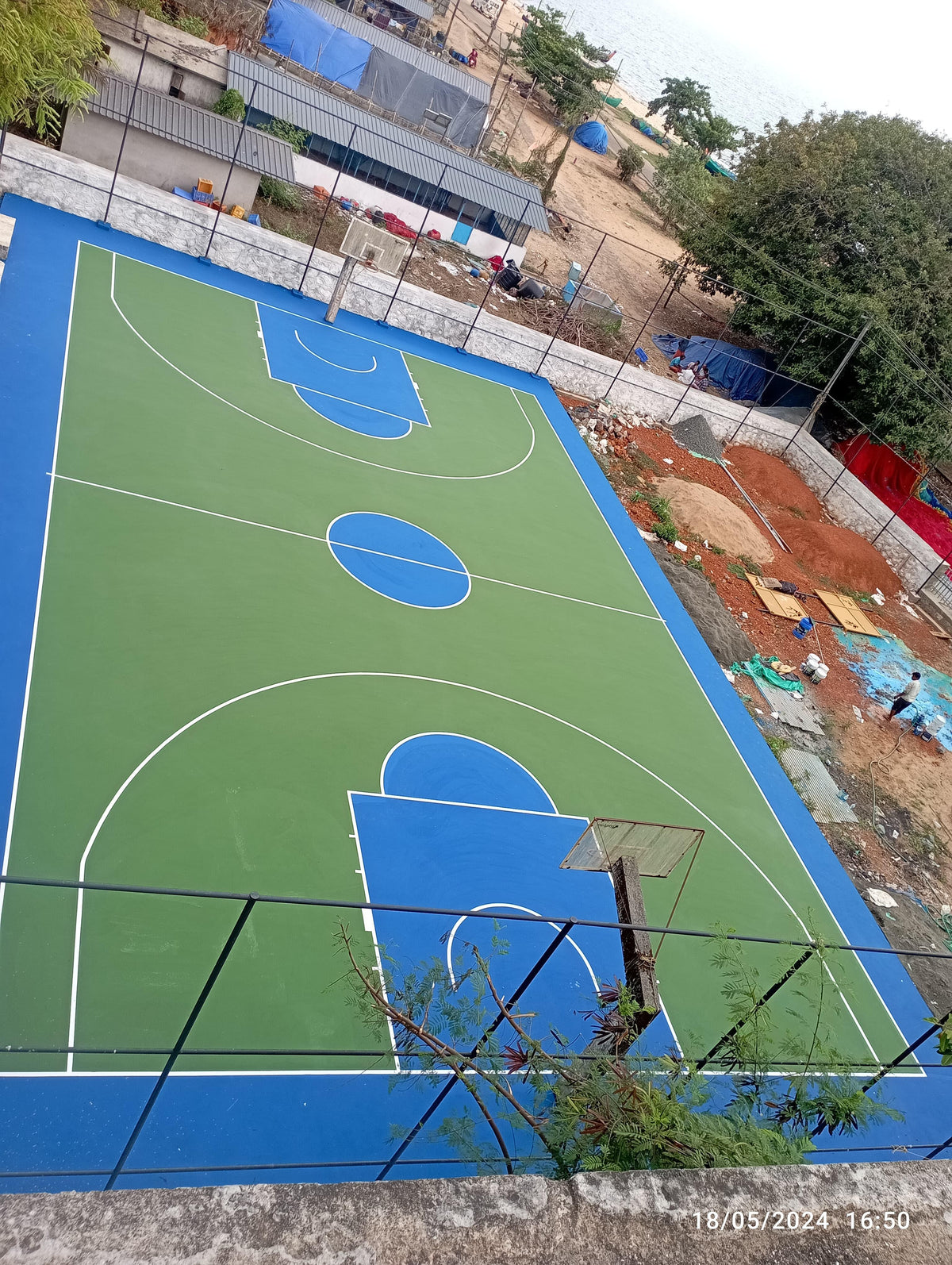 Acrylic ( Synthetic) All Weather Sports Floorings - bharatnatural