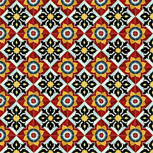 Wild Serenity Athangudi Tiles - bharatnatural