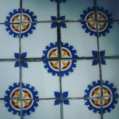 Central Cone Athangudi Tiles - bharatnatural