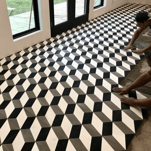 Diamond Link Athangudi Tiles - bharatnatural