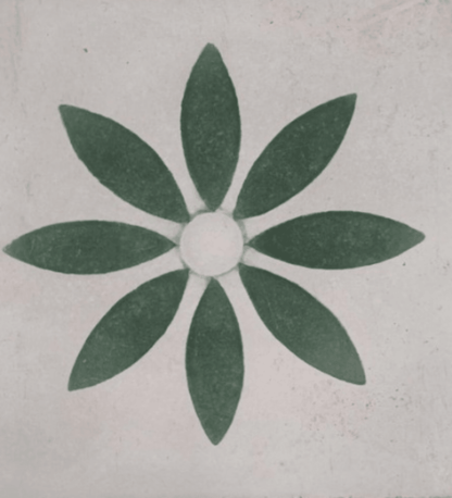 Serenity Floral athangudi Tiles - bharatnatural